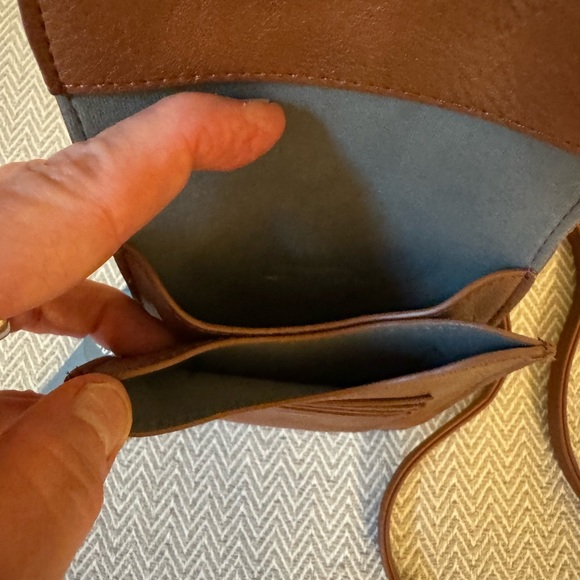 K Carroll Crossbody Phone Purse Carmel  With RFID Card Holders NWT Harper Bag - Picture 14 of 16